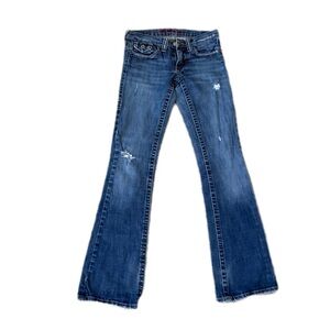 Women's Blue Flared Jeans